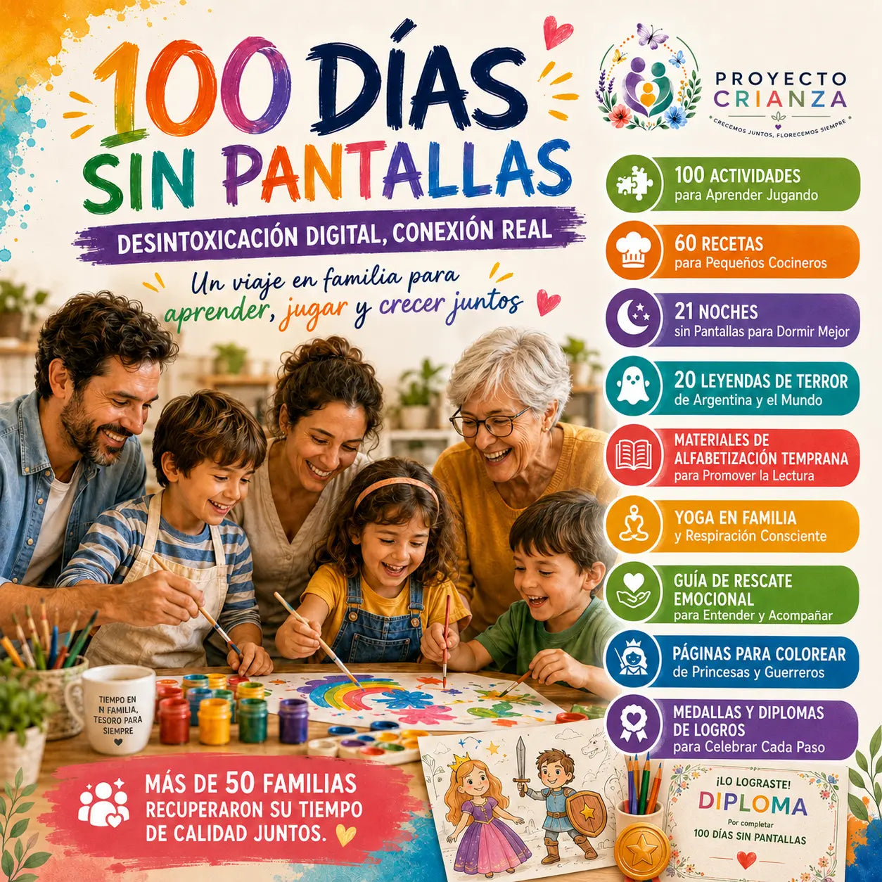 100 DÍAS SIN PANTALLAS + DETOX DIGITAL 21 NOCHES